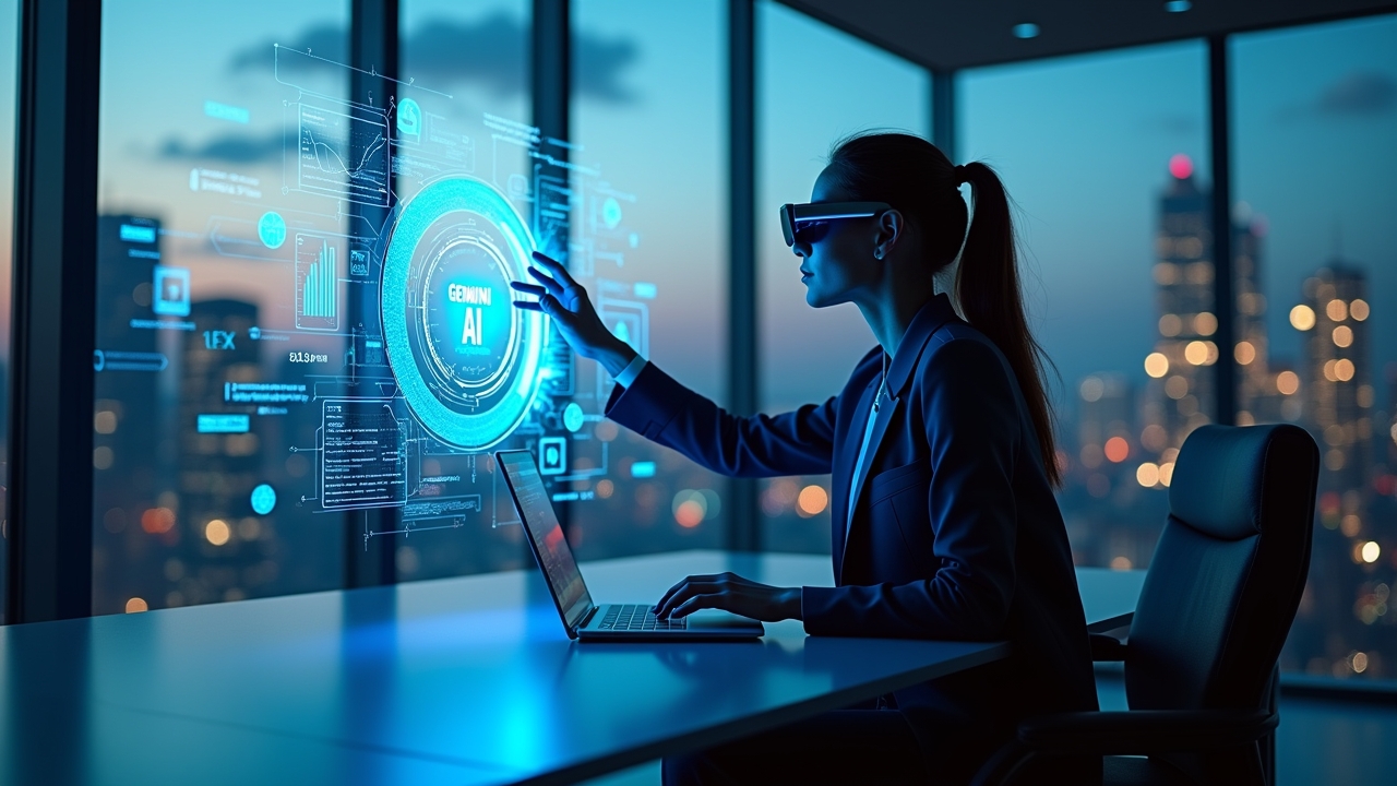 Person using Gemini AI