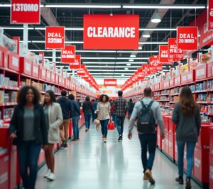 Target clearance aisle