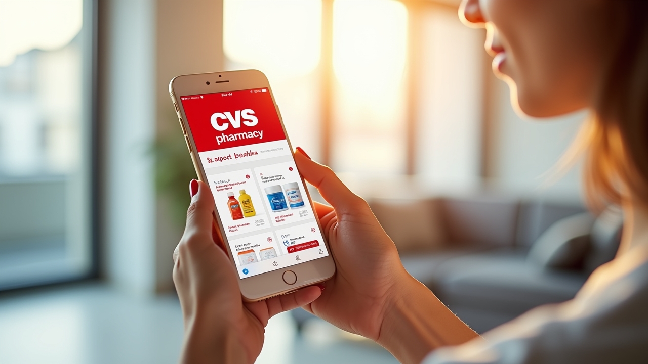 CVS app showing deals