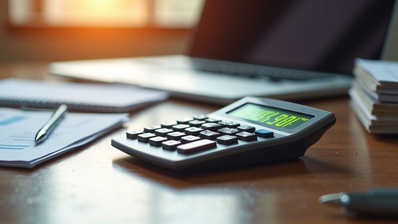 Calculator with interest rates